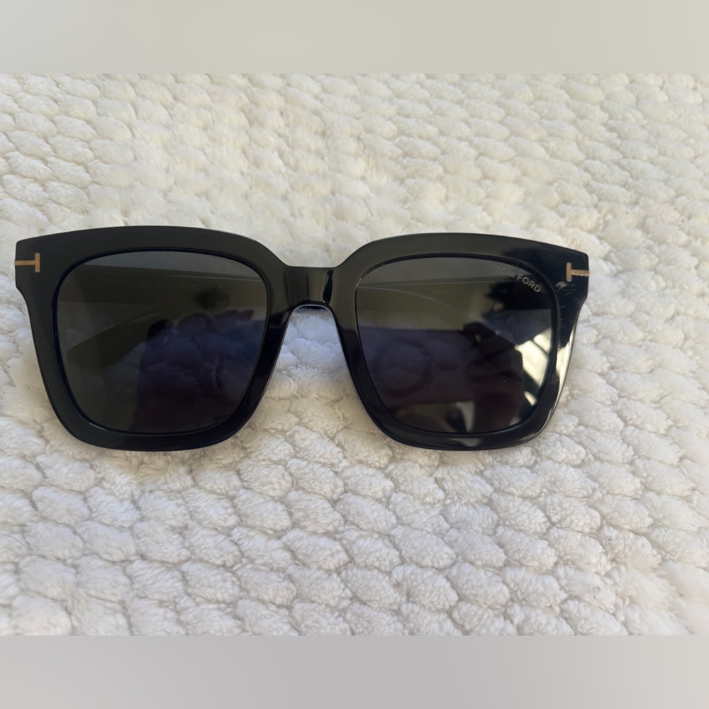 Tom Ford Black Sunglasses with Dark Lenses
